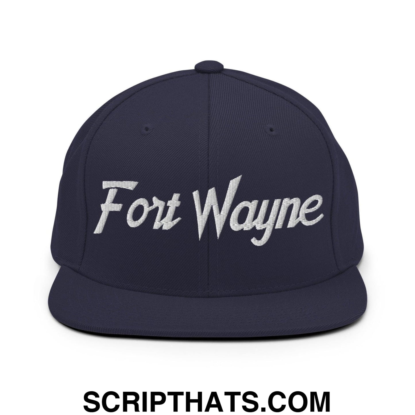 Fort Wayne Script Snapback Hat Navy