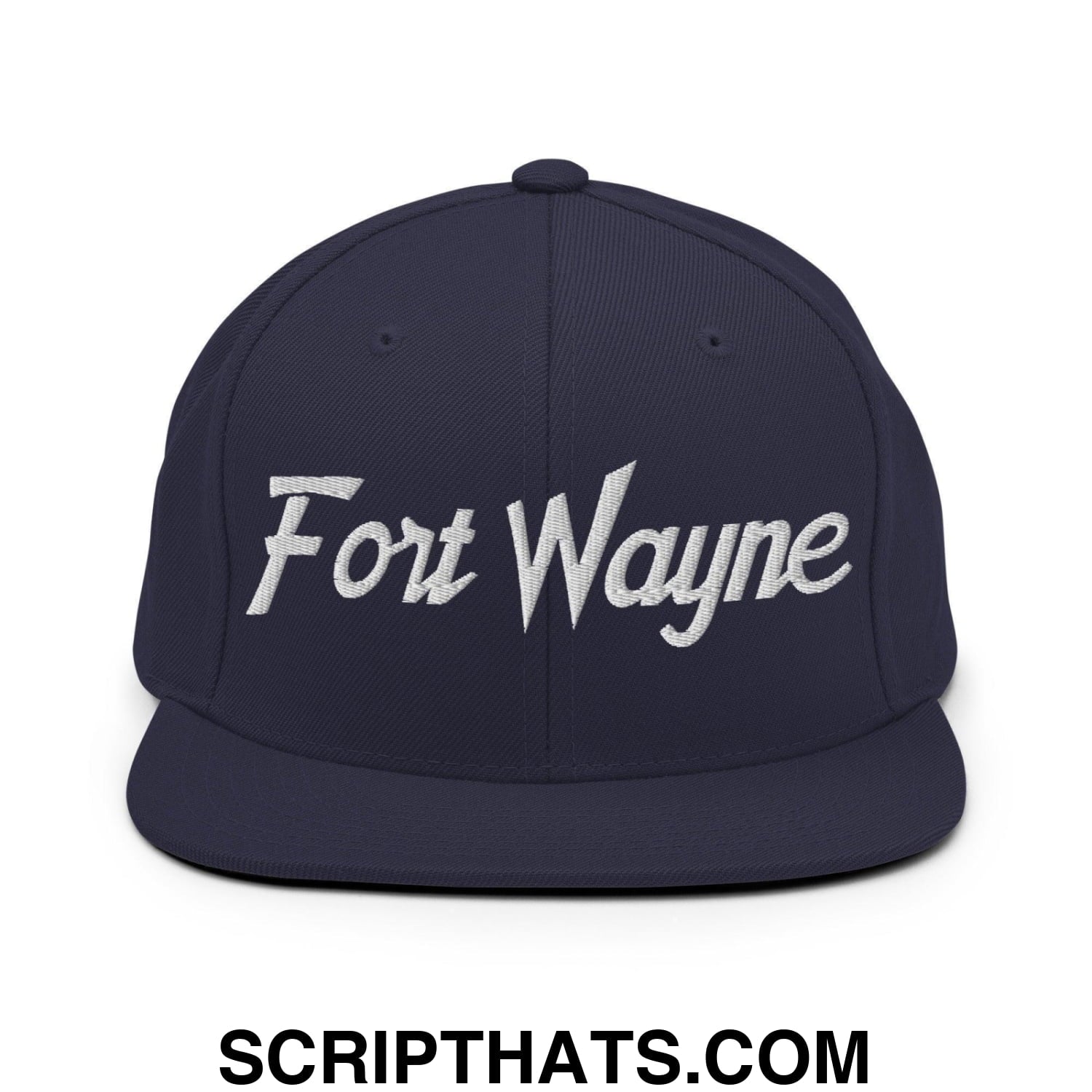 Fort Wayne Script Snapback Hat Navy