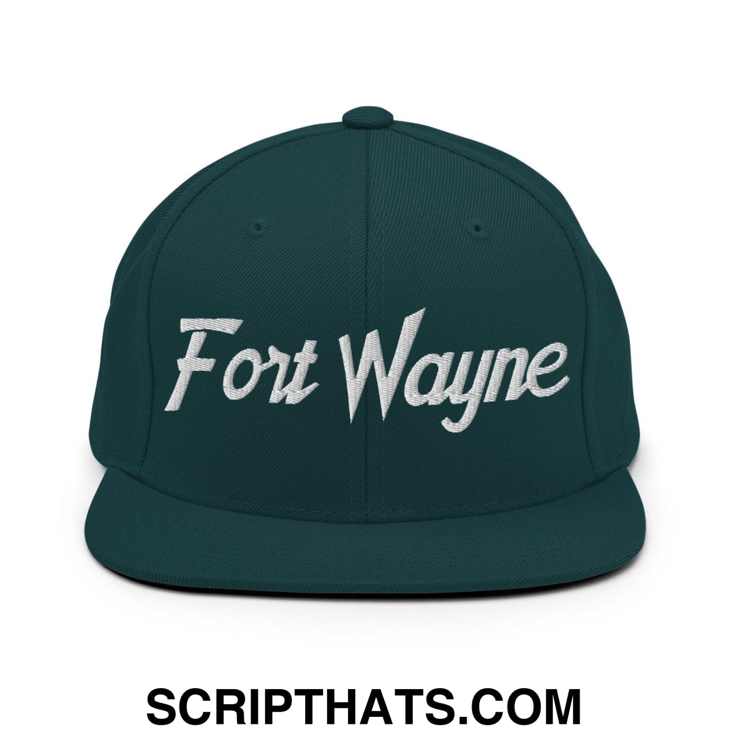 Fort Wayne Script Snapback Hat Spruce