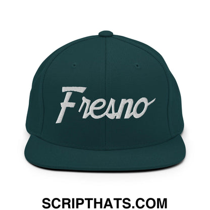 Fresno Script Snapback Hat Spruce