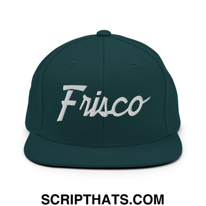 Frisco Script Snapback Hat Spruce