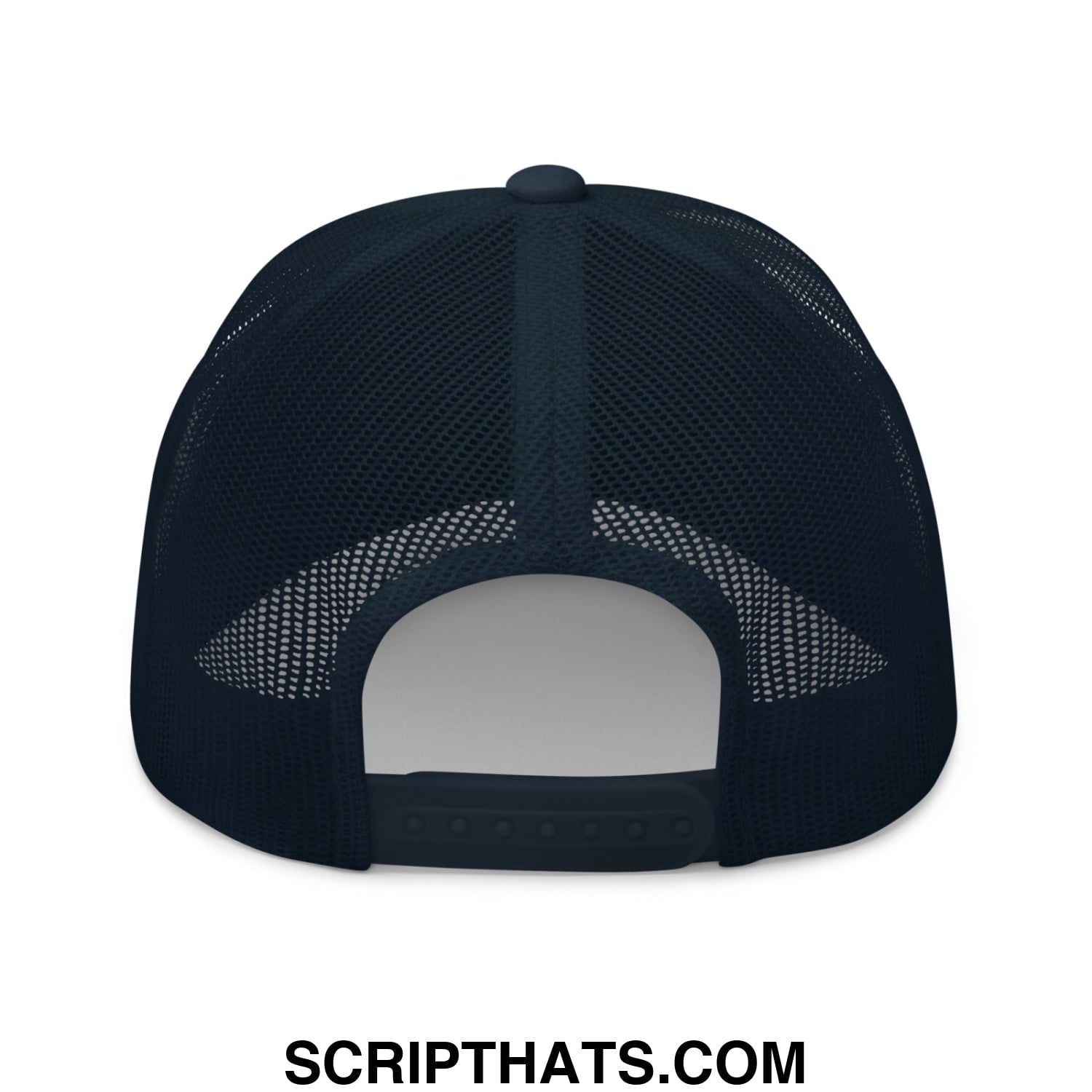 Fuck ICE Embroidered Mesh Trucker Hat Navy