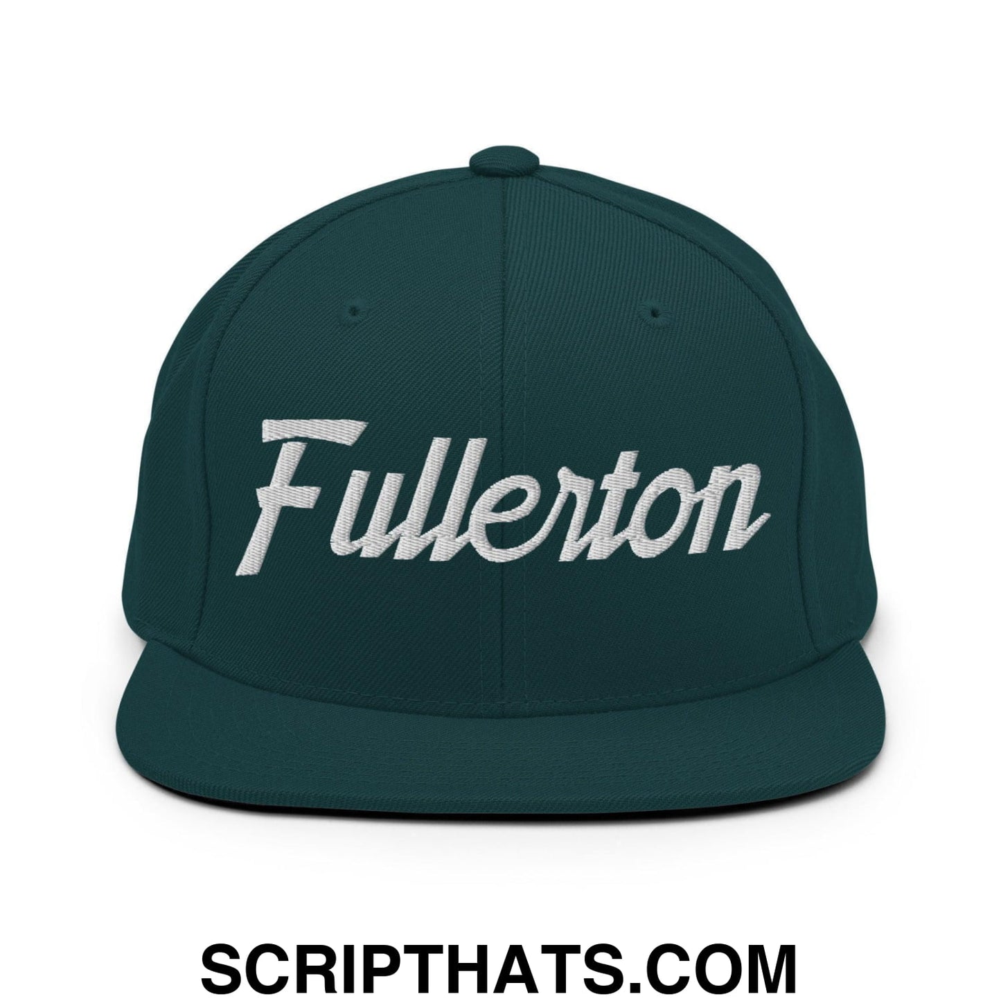 Fullerton Script Snapback Hat Spruce