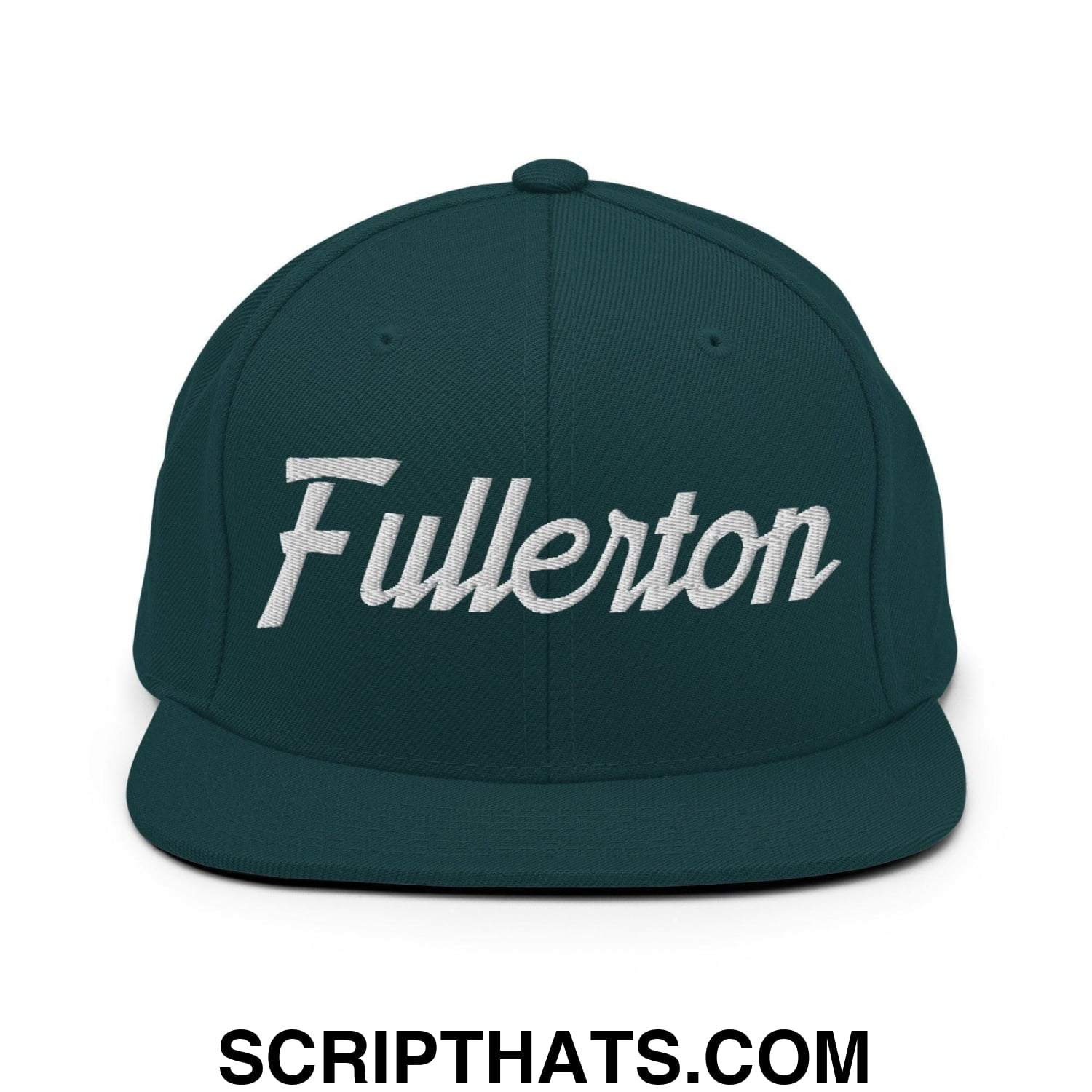 Fullerton Script Snapback Hat Spruce