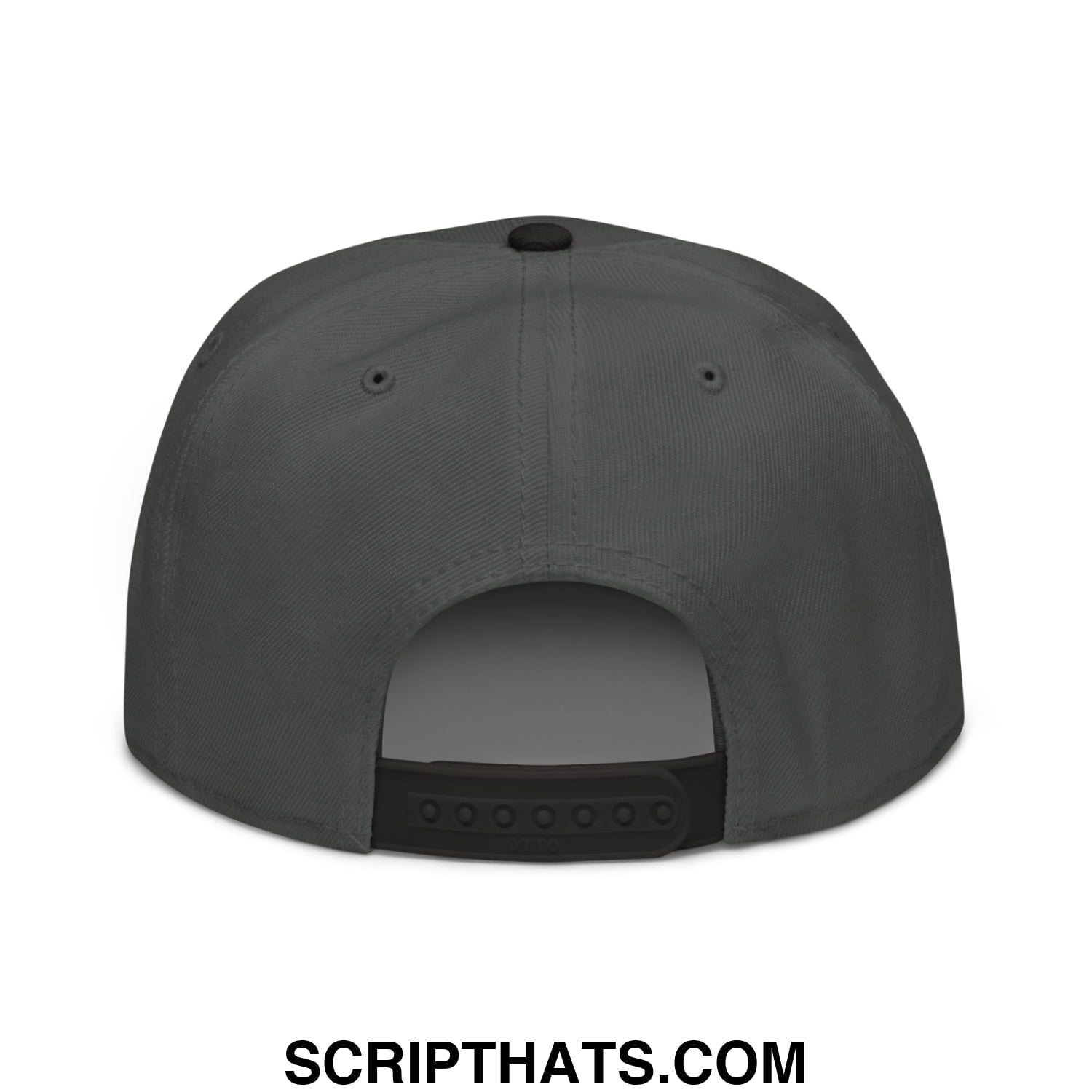 Gas Station Boner Pill Veteran Embroidered Flat Brim Bill Snapback Hat Black Charcoal gray Charcoal gray