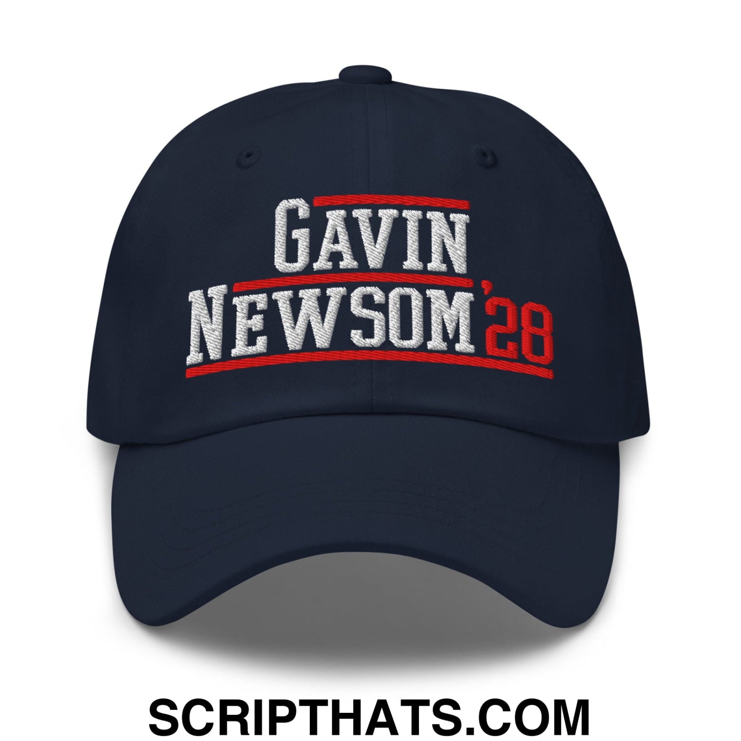 Gavin Newsom '28 2028 Embroidered Unstructured Dad Hat Default Title