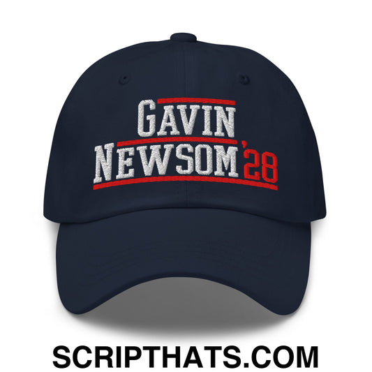 Gavin Newsom '28 2028 Embroidered Unstructured Dad Hat Default Title