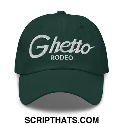 Ghetto Rodeo II Vintage Sports Script Dad Hat Spruce