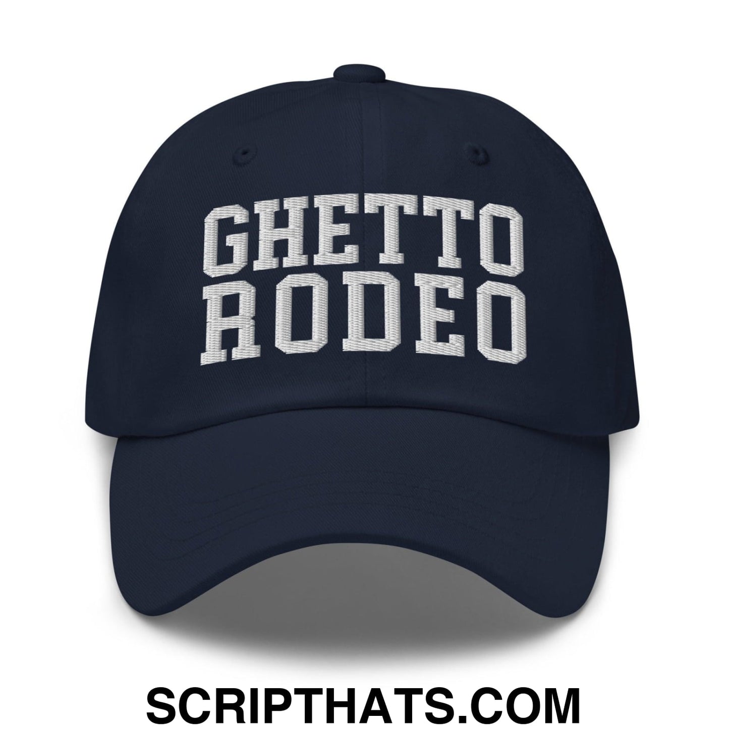 Ghetto Rodeo Varsity Letterman Block Dad Hat Navy