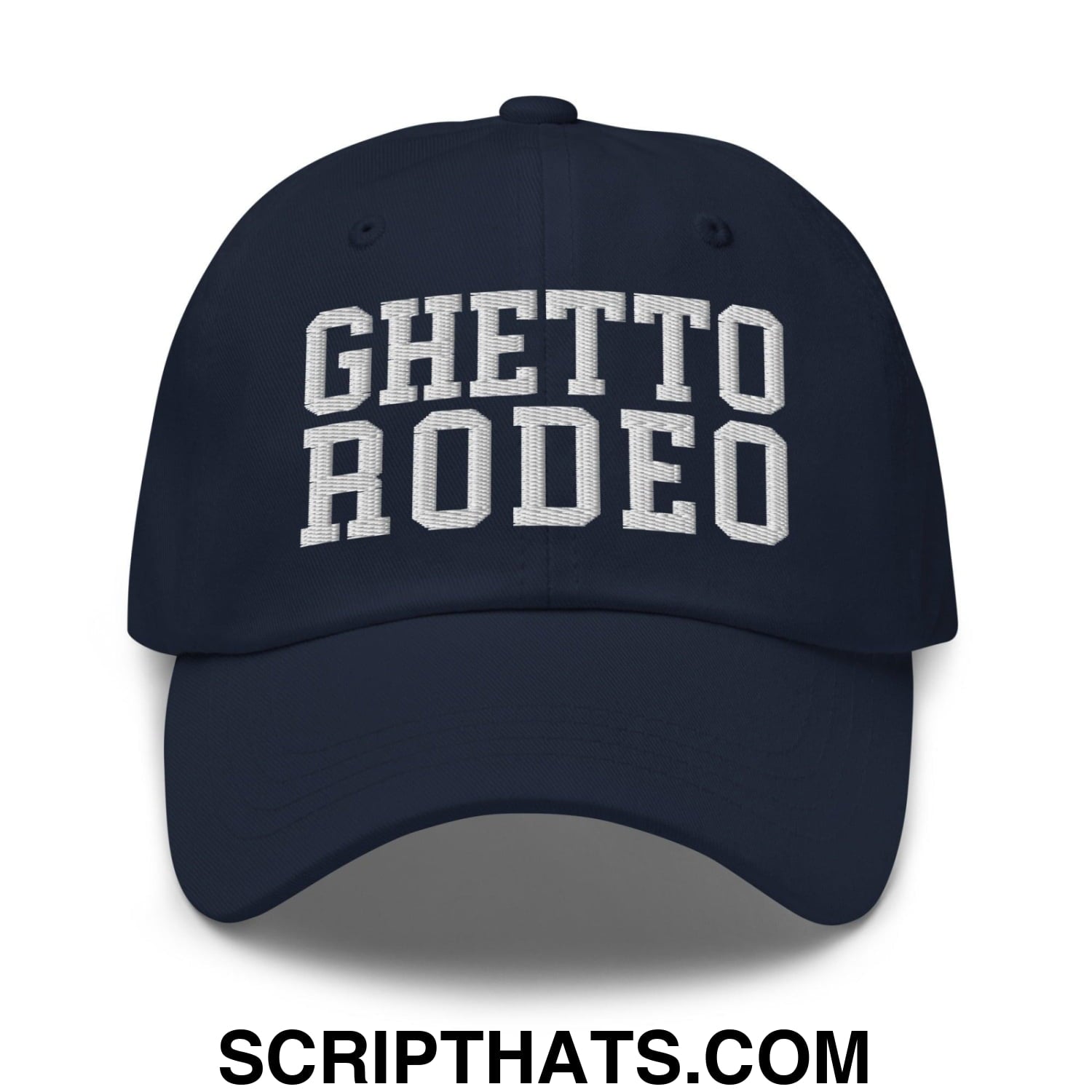 Ghetto Rodeo Varsity Letterman Block Dad Hat Navy