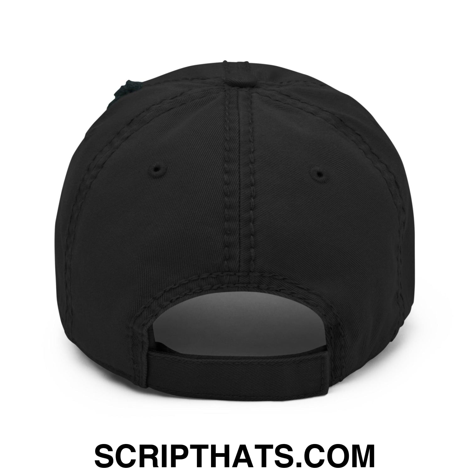 Ghetto Rodeo Varsity Letterman Block Distressed Dad Hat Black