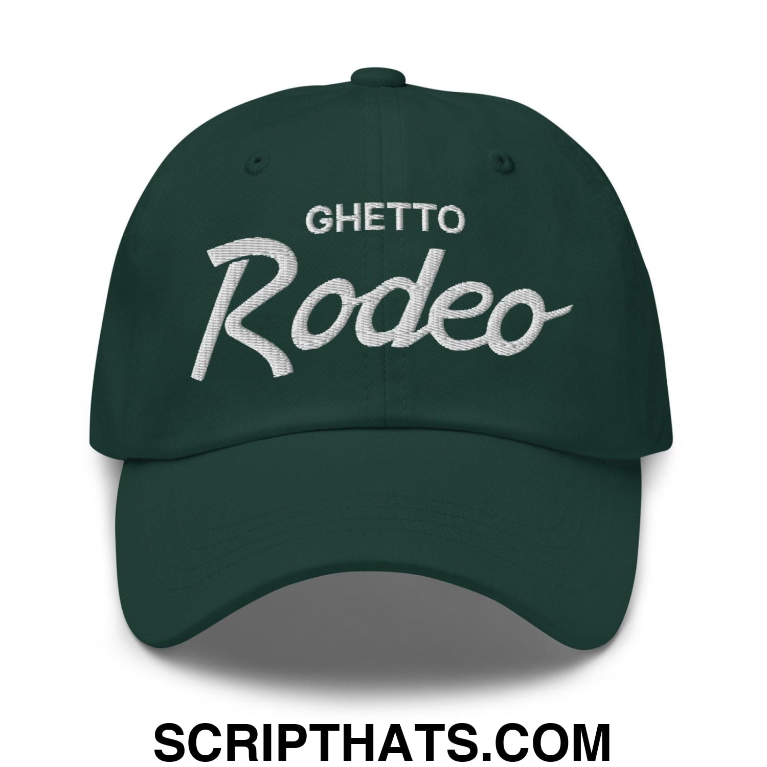 Ghetto Rodeo Vintage Sports Script Dad Hat Spruce