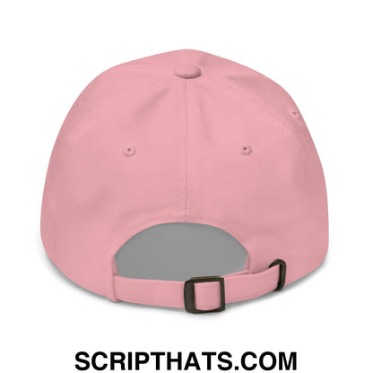 Girl Dad Varsity Letterman Embroidered Dad Hat Pink