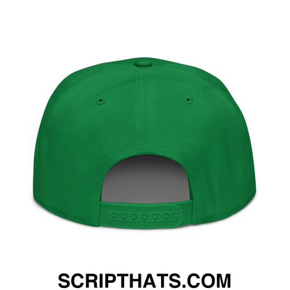 Go Luck Yourself St. Patrick's Day Embroidered Flat Brim Bill Snapback Hat Default Title