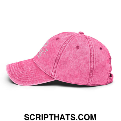 God's Silliest Goose Embroidered Unstructured Denim Dad Hat Pink