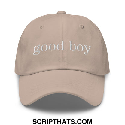 good boy Embroidered Unstructured Dad Hat Stone