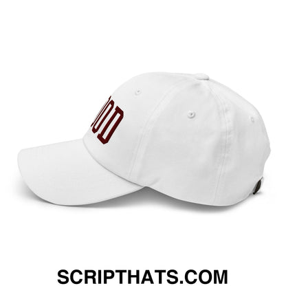 Good Texas Varisty Letterman Block Dad Hat White