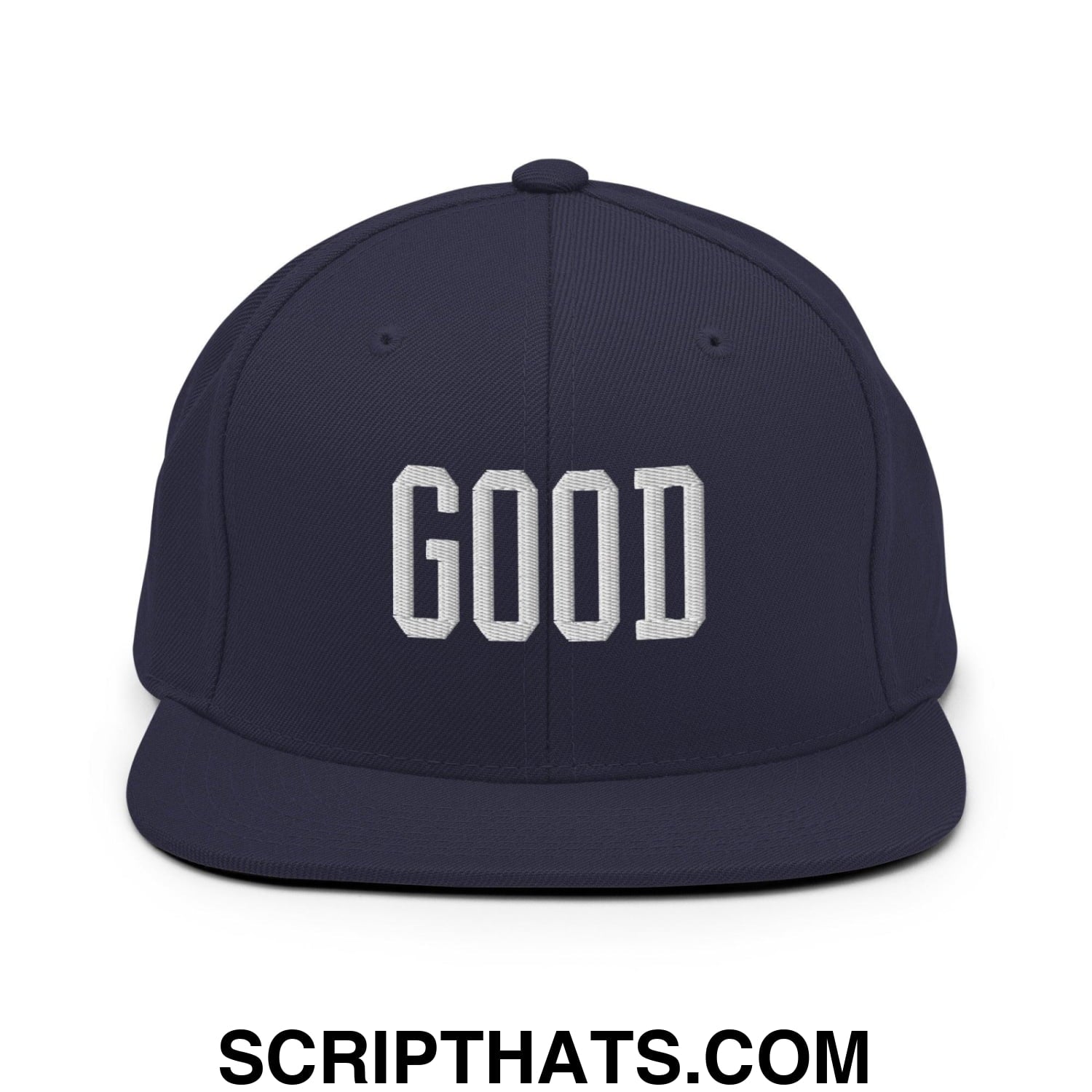 Good Varisty Letterman Block Snapback Hat Navy