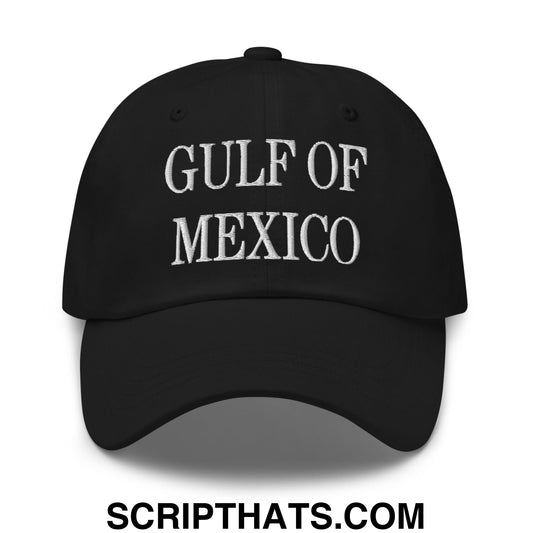 Gulf of Mexico Embroidered Unstructured Dad Hat Black