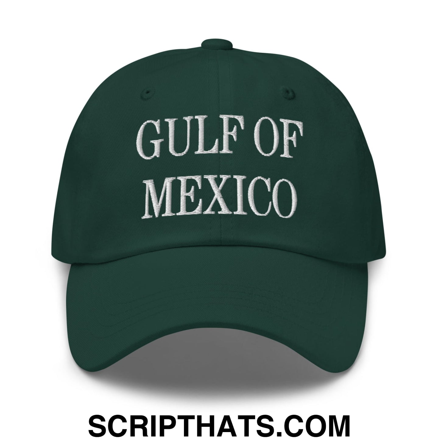 Gulf of Mexico Embroidered Unstructured Dad Hat Spruce