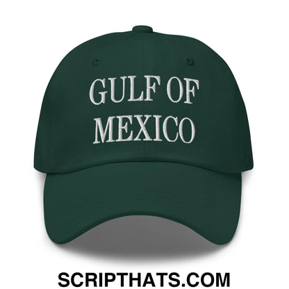Gulf of Mexico Embroidered Unstructured Dad Hat Spruce