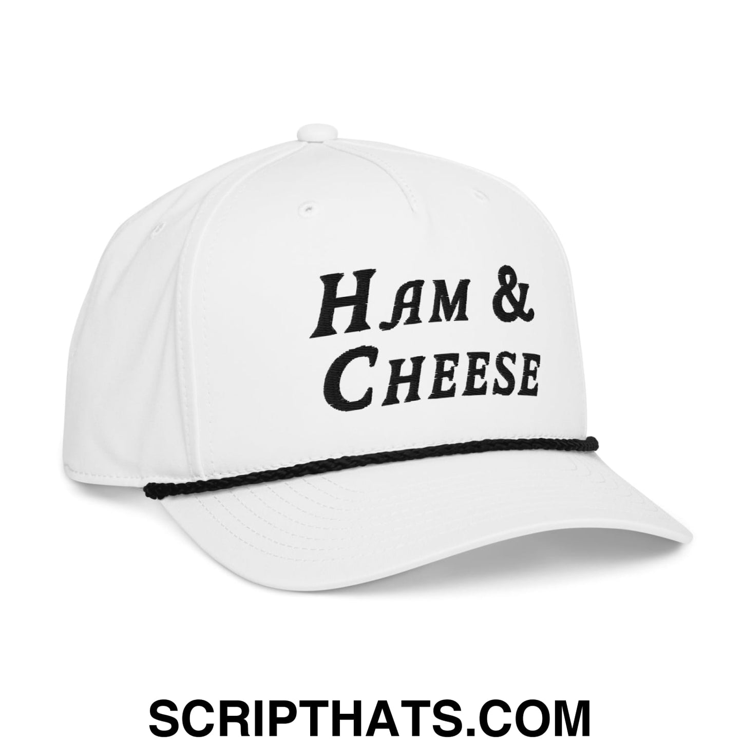 Ham & Cheese Embroidered Golf Rope Hat Default Title