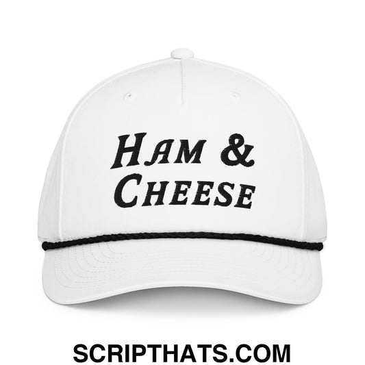 Ham & Cheese Embroidered Golf Rope Hat Default Title