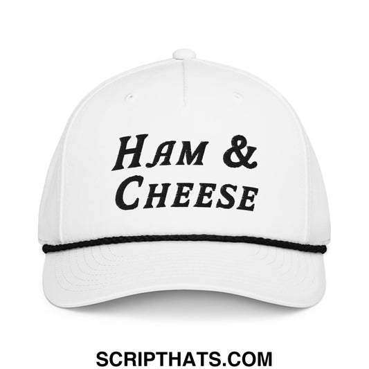 Ham & Cheese Embroidered Golf Rope Hat Default Title