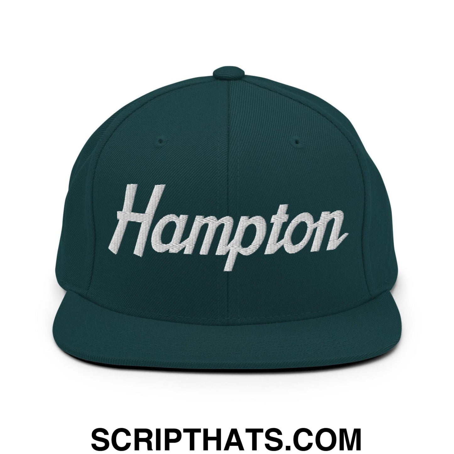 Hampton Script Snapback Hat Spruce