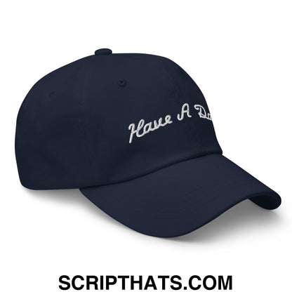 Have A Day Golf Dad Hat Navy