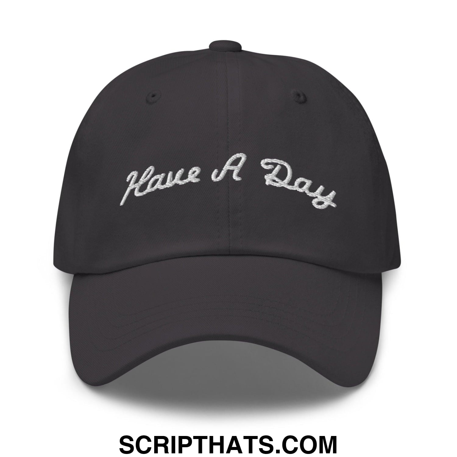 Have A Day Golf Dad Hat Dark Grey