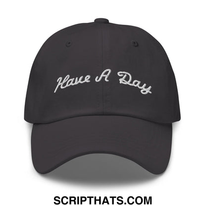 Have A Day Golf Dad Hat Dark Grey