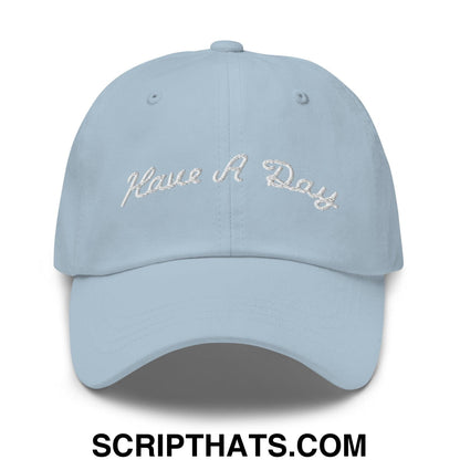 Have A Day Golf Dad Hat Light Blue