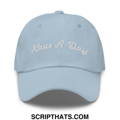 Have A Day Golf Dad Hat Light Blue