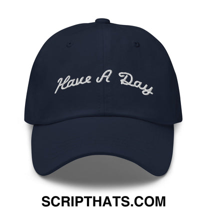 Have A Day Golf Dad Hat Navy
