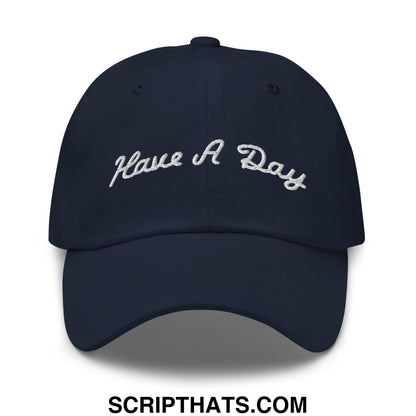 Have A Day Golf Dad Hat Navy