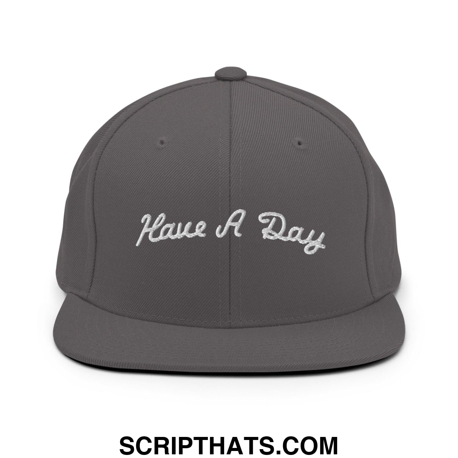 Have a Day Golf Snapback Hat Dark Grey