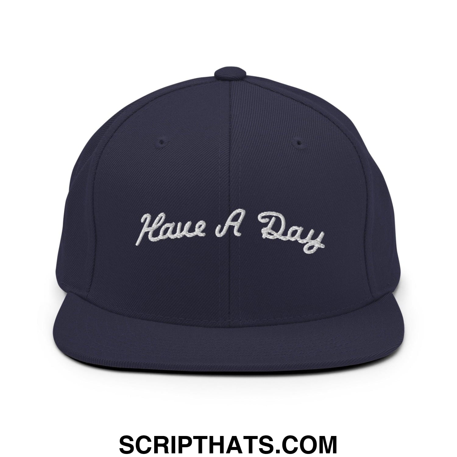 Have a Day Golf Snapback Hat Navy