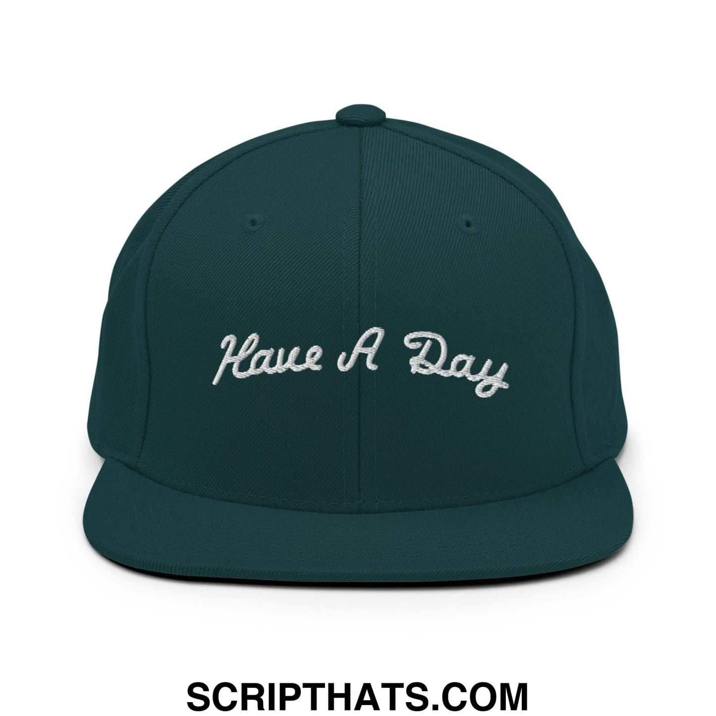 Have a Day Golf Snapback Hat Spruce