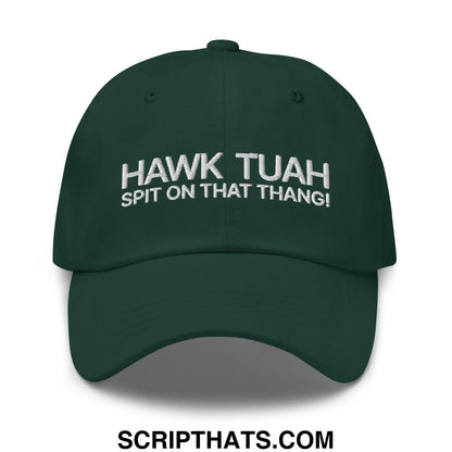Hawk Tuah Spit on that Thang Dad Hat Spruce