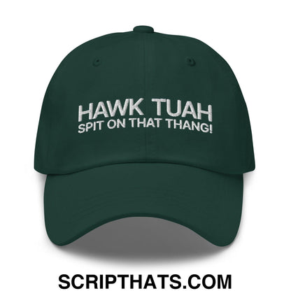 Hawk Tuah Spit on that Thang Dad Hat Spruce