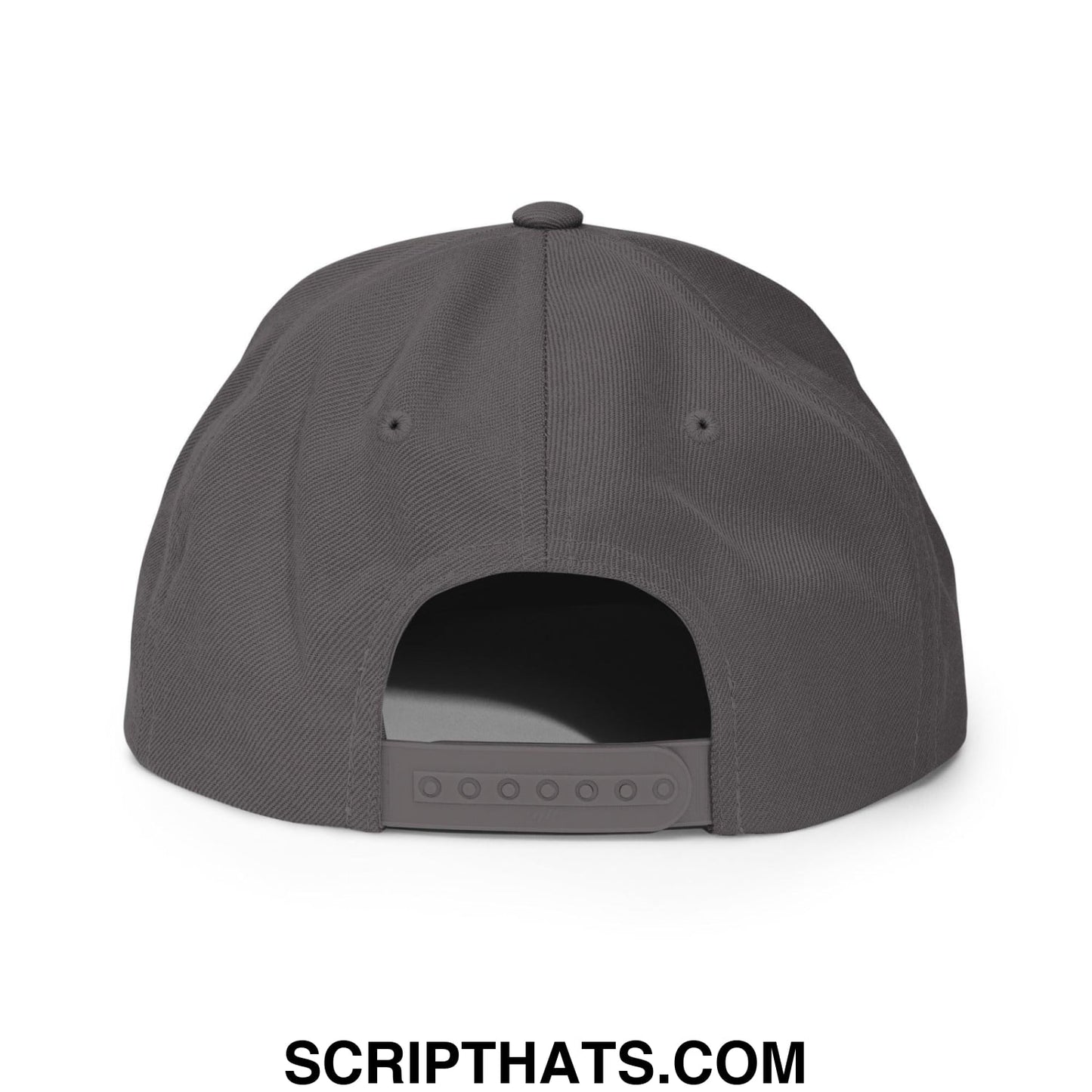 Hawk Tuah Spit on that Thang Snapback Hat Dark Grey