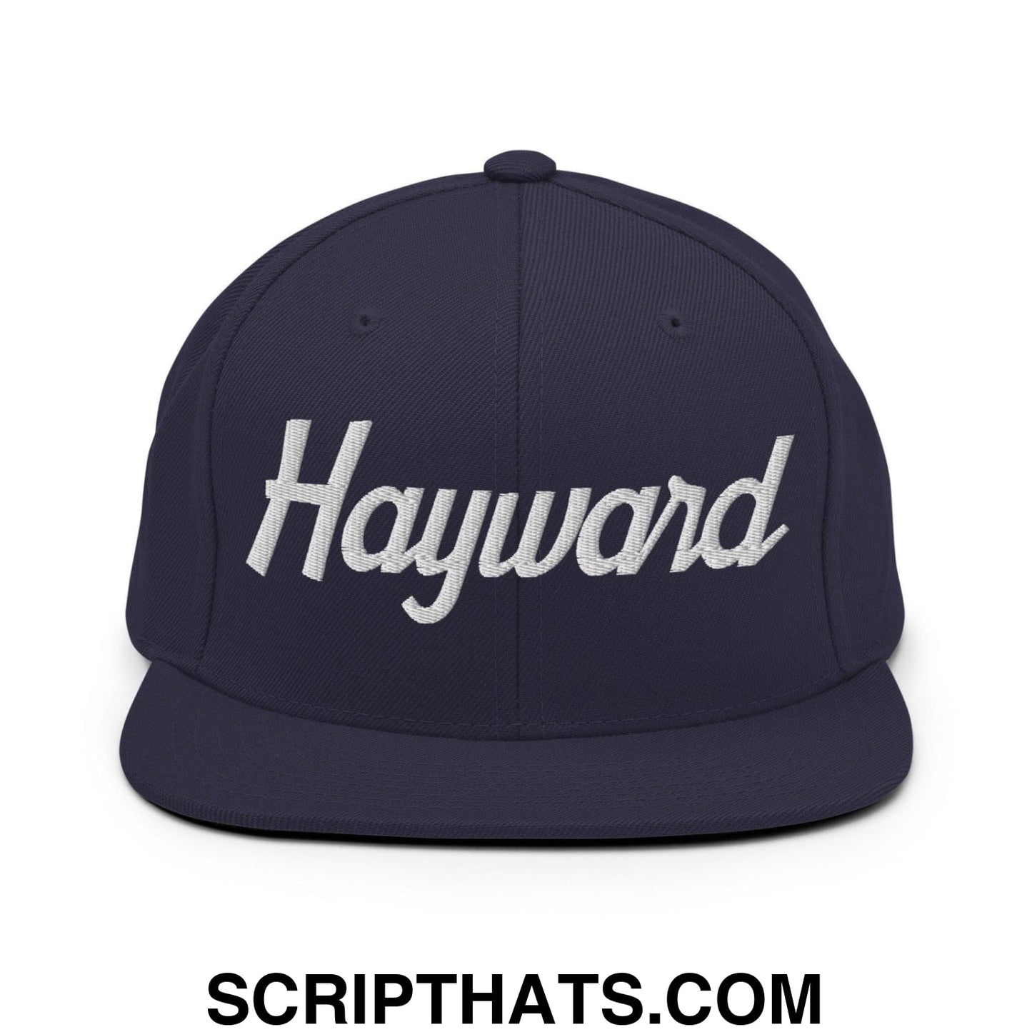 Hayward Script Snapback Hat Navy