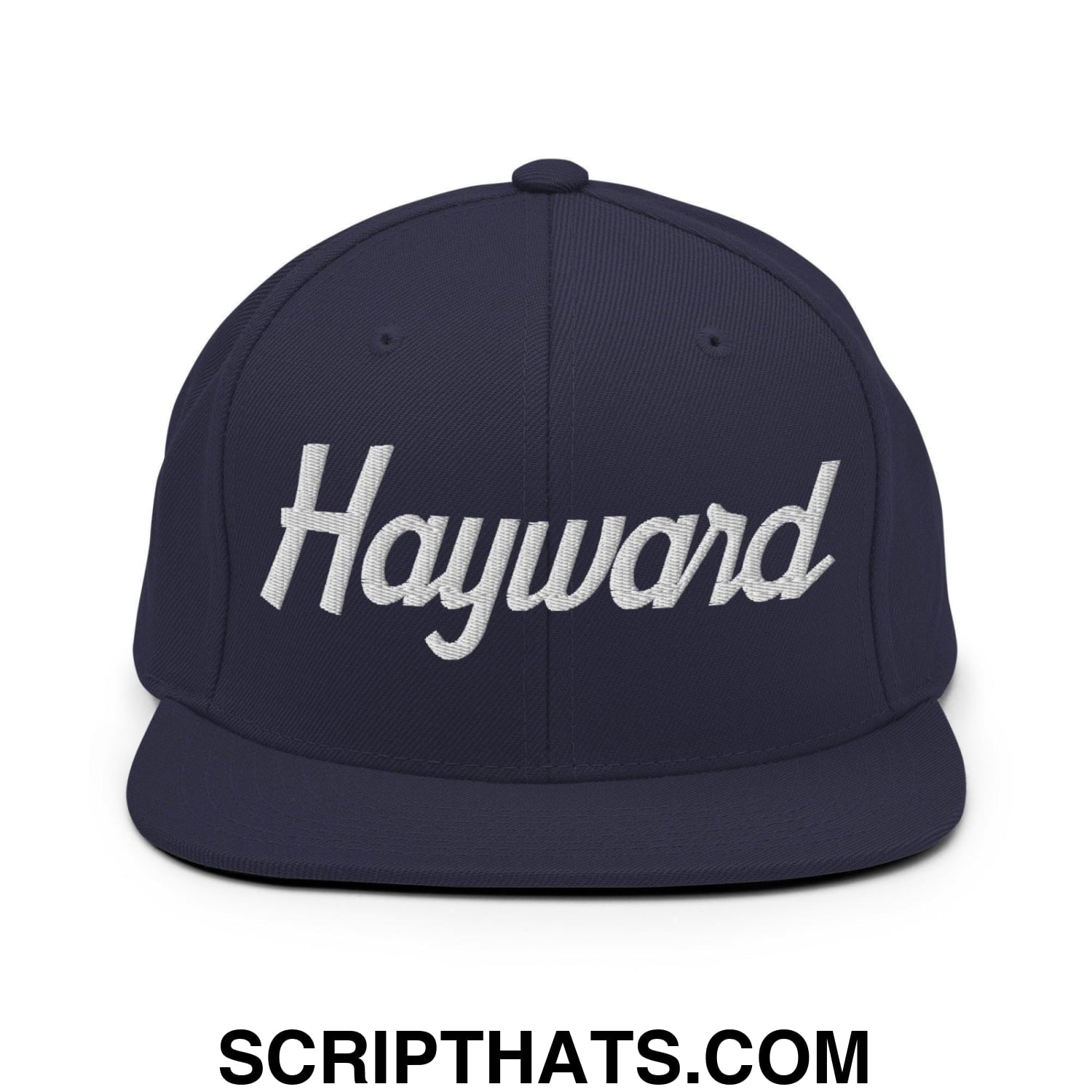 Hayward Script Snapback Hat Navy