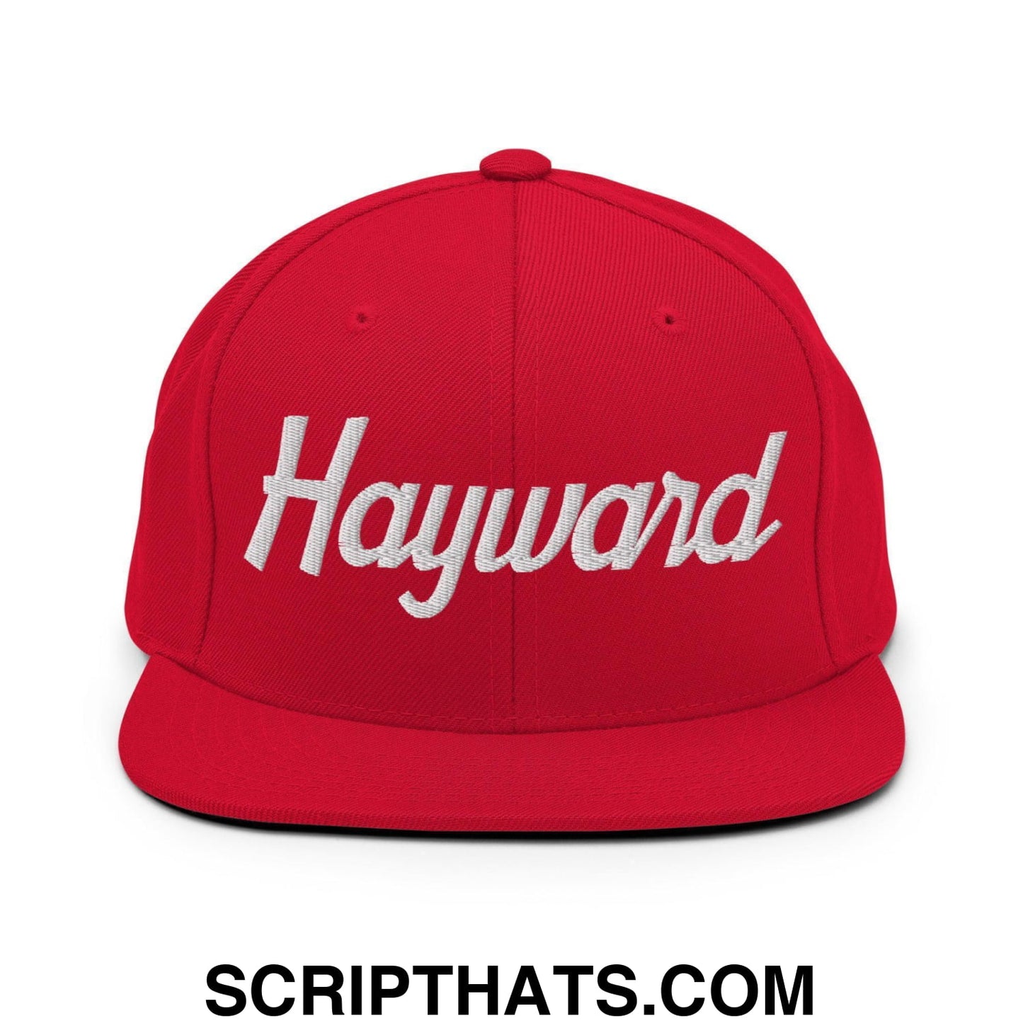 Hayward Script Snapback Hat Red