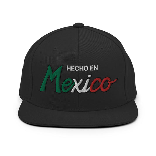 Hecho en Mexico IV Script Snapback Hat Black by Script Hats | Script Hats