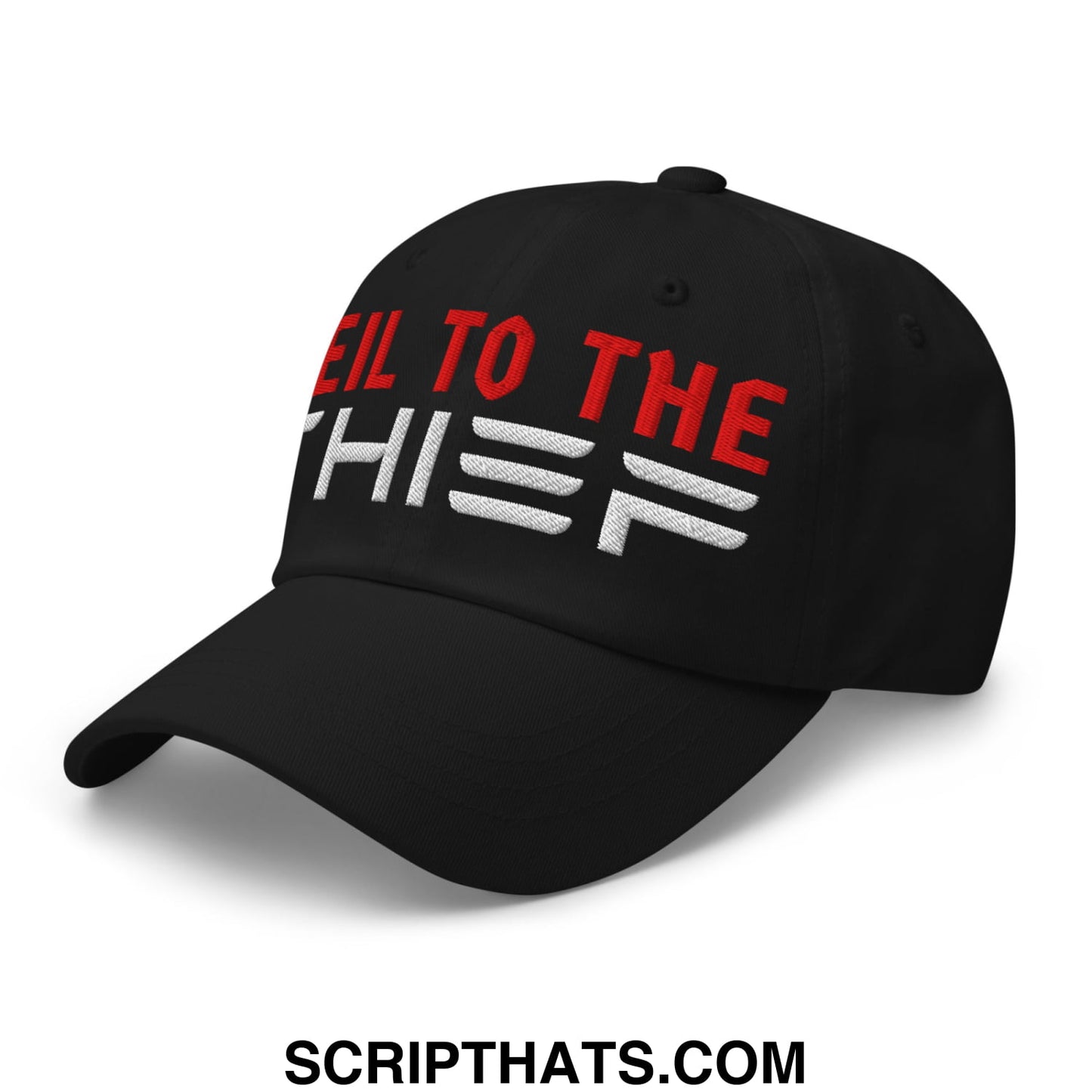 Heil to The Thief Embroidered Unstructured Dad Hat Black