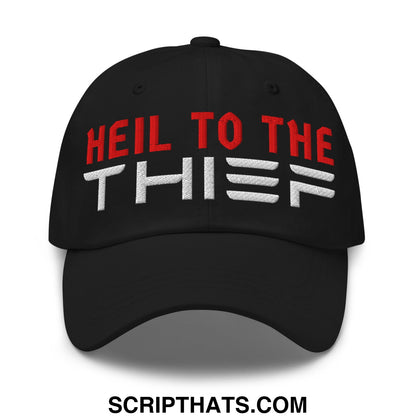 Heil to The Thief Embroidered Unstructured Dad Hat Black