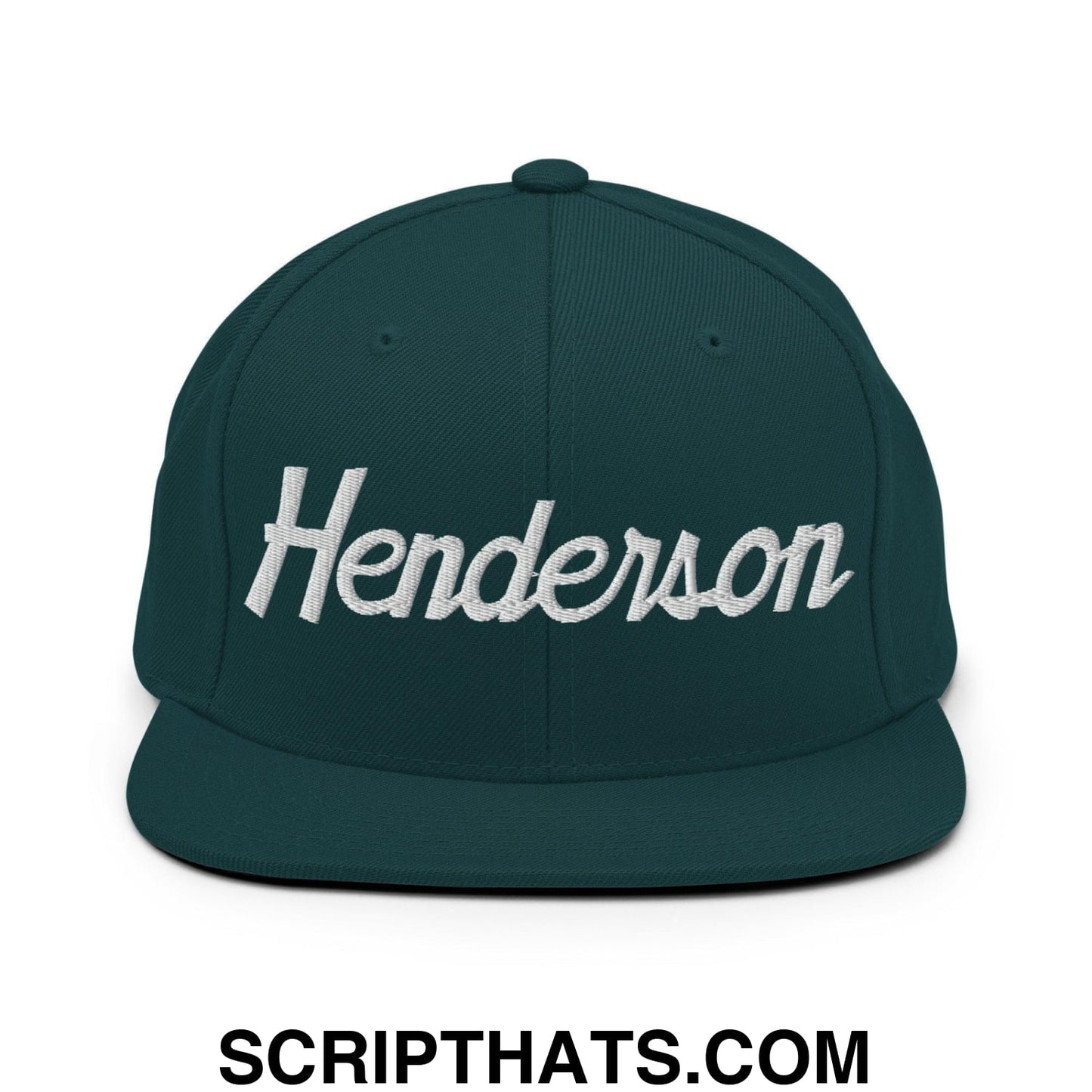 Henderson Script Snapback Hat Spruce