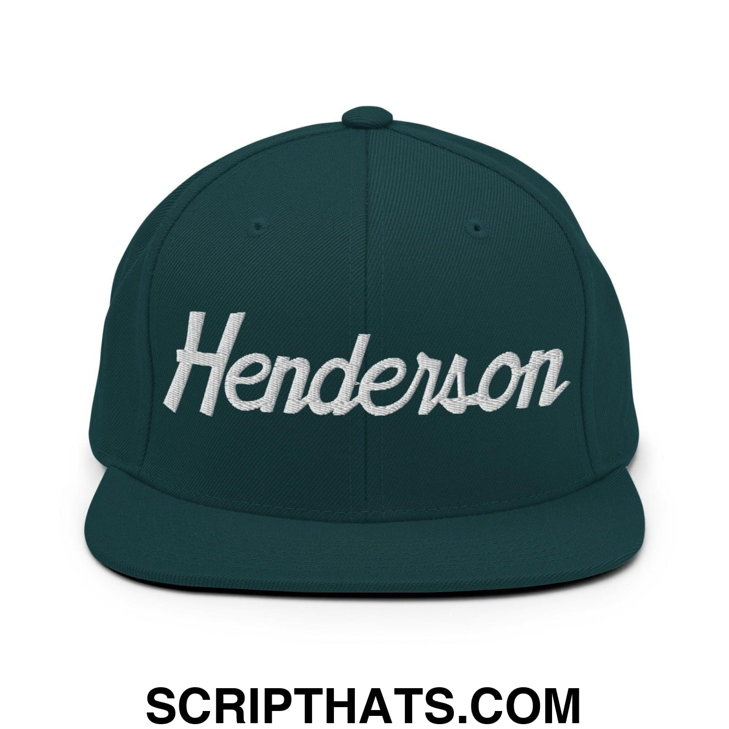 Henderson Script Snapback Hat Spruce